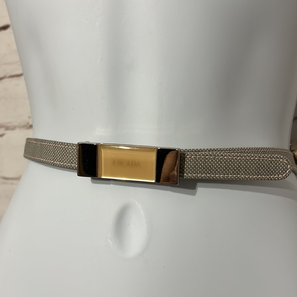 ✨VINTAGE✨00s Escada Twill Belt, Size L